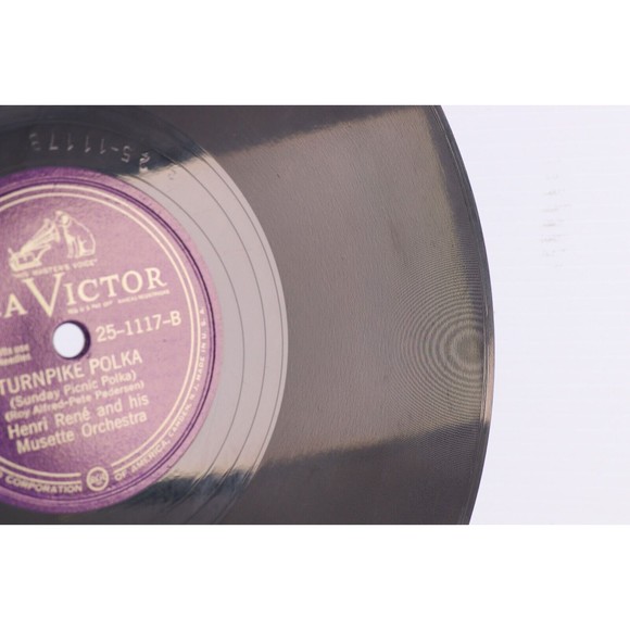 Will Glahé,  Henri Rene You Can't Be True /Turnpike Polka 1948 10" 78 rpm Record - Picture 15 of 16